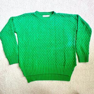 Cotton Pullover in Emerald